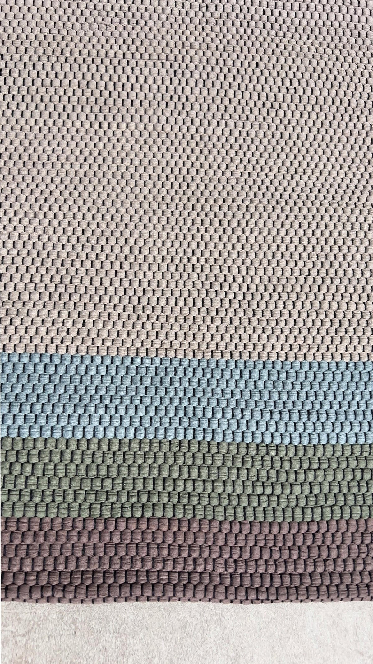 TEPPICH aus recycelter Baumwolle handgewebt beige - Beige, Naturmaterialien (140/200cm) - AFK Living