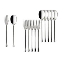 KAFFEEBESTECK BUNDLE Udine edelstahl 12er Set - Edelstahlfarben, Metall - Villeroy & Boch