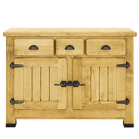KOMMODE aus Massivholz VINTAGE - Honig, Holz (116/86/48cm) - Seart