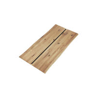 TISCHPLATTE Danilova 220x4x100 Esstischplatte Massivholz Wildeiche - Wildeiche, Holz (4/100/220cm) - 58aufmkessel