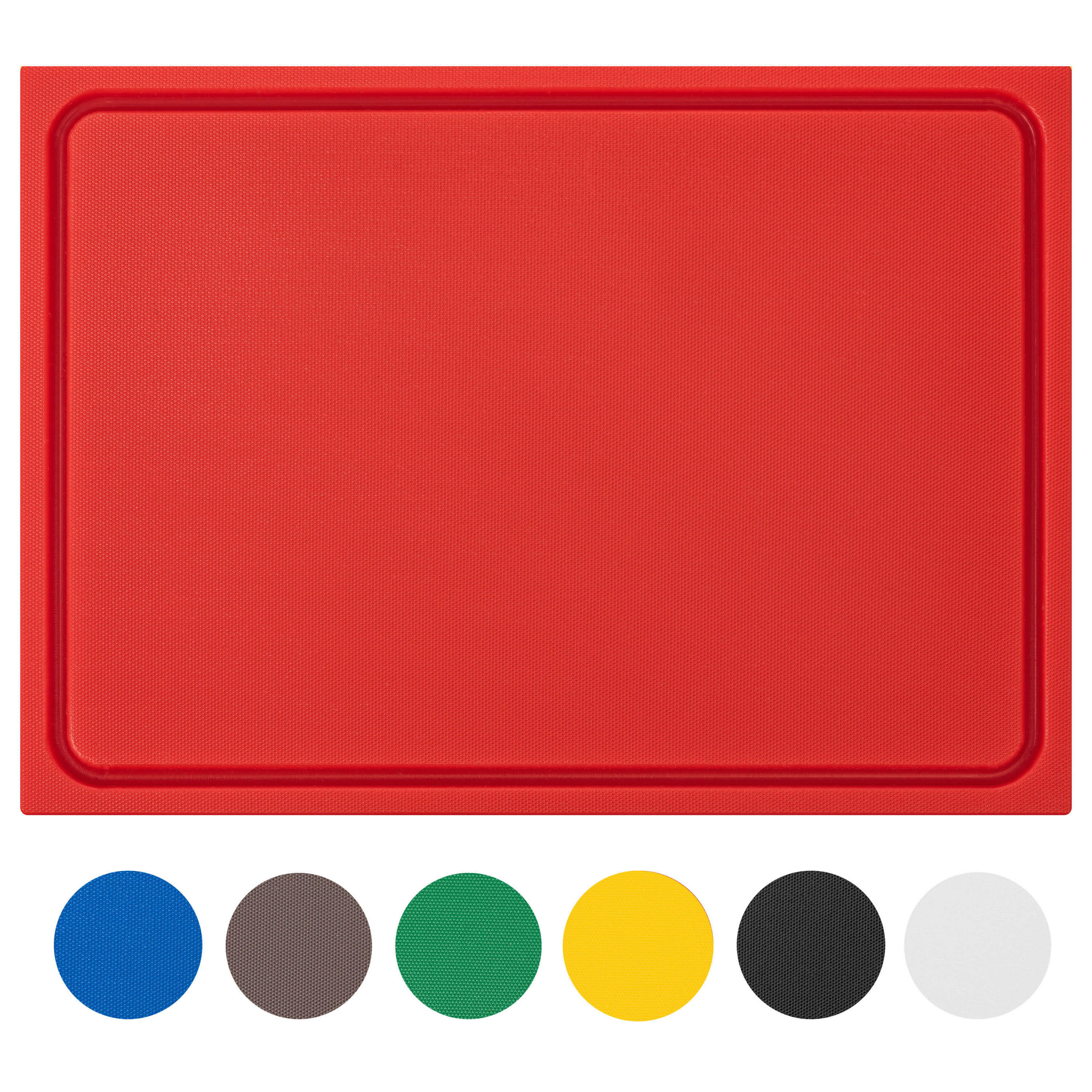 SCHNEIDEBRETT HDPE500 45x30x2 cm - Rot, Kunststoff (30/45cm) - Muvell