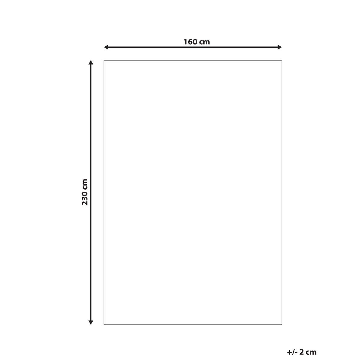 VENKOVNÍ KOBEREC Šedý 160/230 cm Nellore - tmavě šedá/béžová, plast (160/230cm) - Beliani
