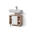 WASCHBECKENUNTERSCHRANK Fucino Sonoma 60 x 54 cm - Sonoma Eiche, Holzwerkstoff (60/54/32cm) - Livinity®