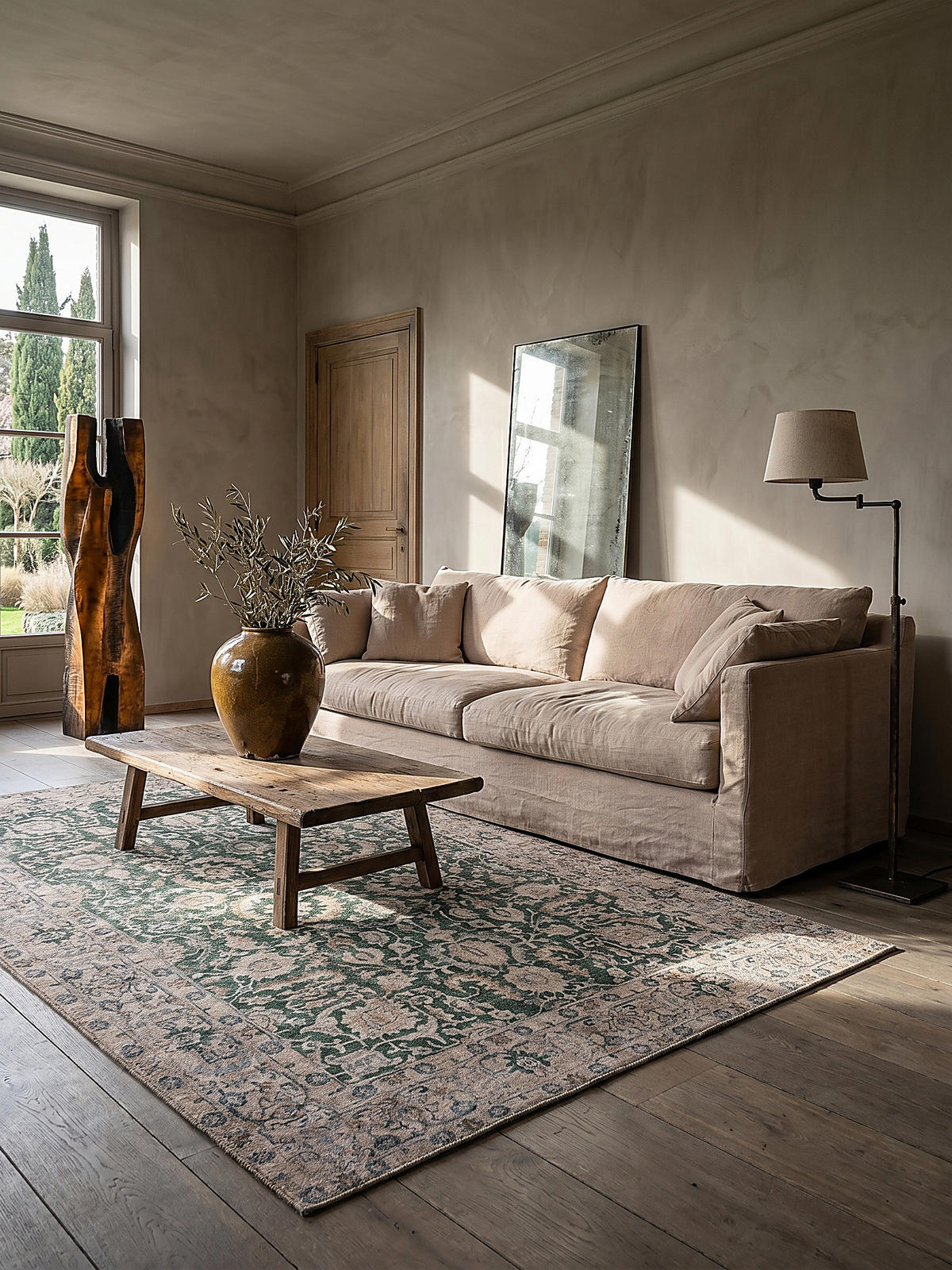 TEPPICH Waschbar HURST, orientalisch, Grün, 115 x 170 cm - Grün, Textil (170/115cm) - KADIMA DESIGN