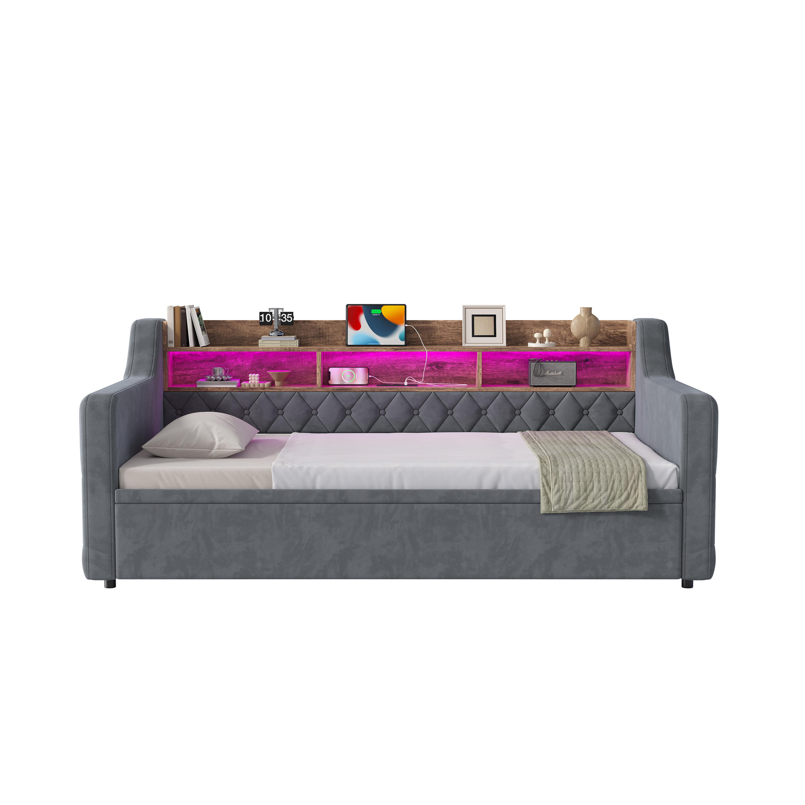 XXXLutz Schlafsofa Grau