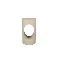 BEISTELLTISCH Sai Rund 30 cm Sand/ Beige - Beige, Metall (30/30/56cm) - Dutchbone