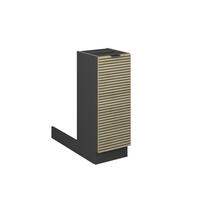 KUCHYŇSKÝ OSTRŮVEK Fame-Line Dubový panel - antracitová/barva dubu, kompozitní dřevo (30/82/70cm) - Vicco