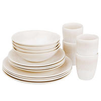 GESCHIRRSET 16-tlg. Atlantis 4 Personen - Beige, Keramik (28/3/28cm) - Butlers