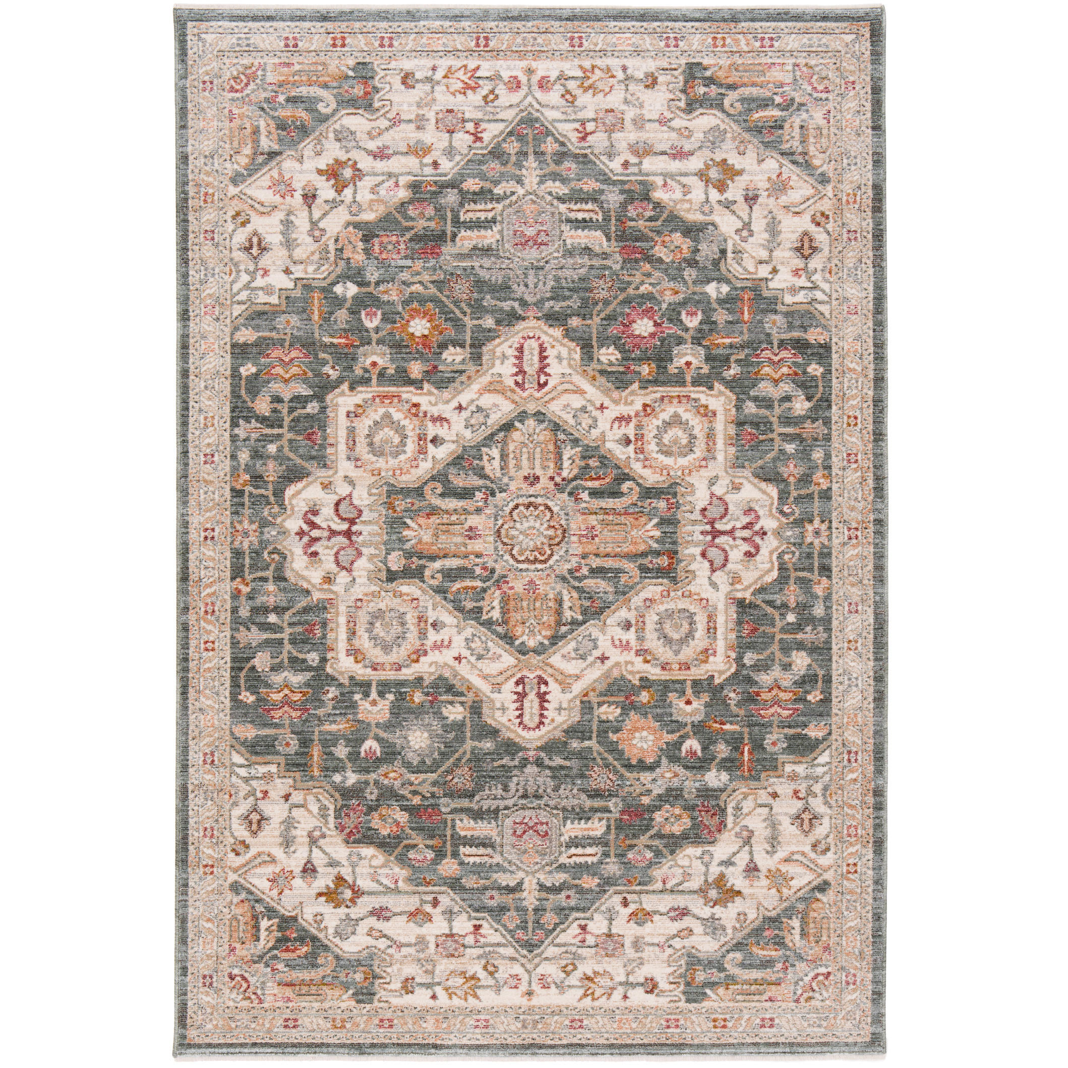 VINTAGE TEPPICH SORENA - Grau, Textil (140/200cm) - Pergamon