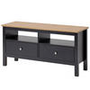 KOMMODE Massivholz 37/110/55 cm - Schwarz, Holz (110/55/37cm) - hagge home