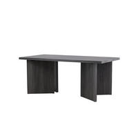 ESSTISCH, Bassholmen, Schwarz, MDF, 90 x 180 x 75 cm - Schwarz, Holzwerkstoff (180/90/75cm) - ebuy24