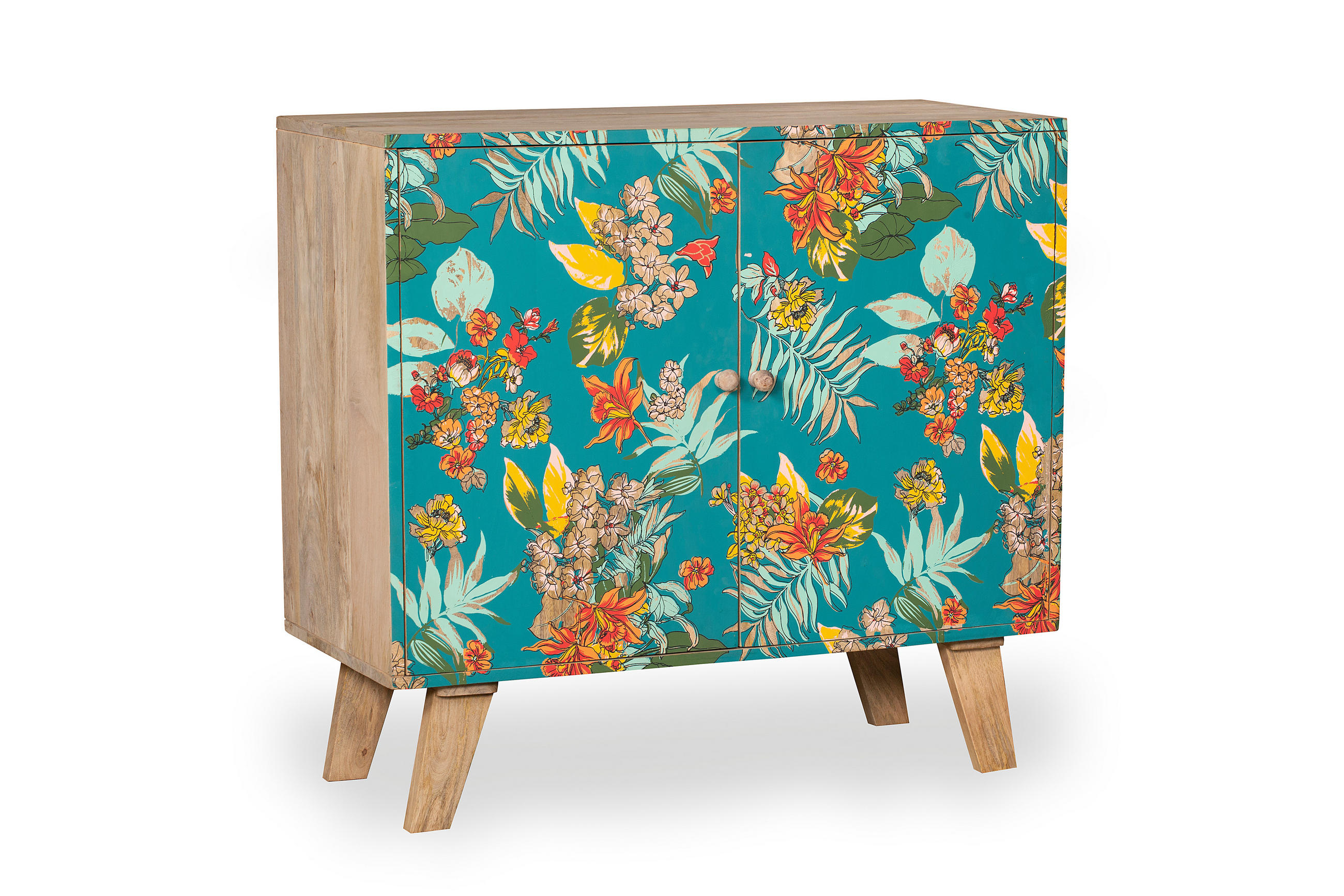 SIDEBOARD Sven Holz Mehrfarbig 85x40x90cm - Multicolor, Holz (40/85/90cm) - DELUKE