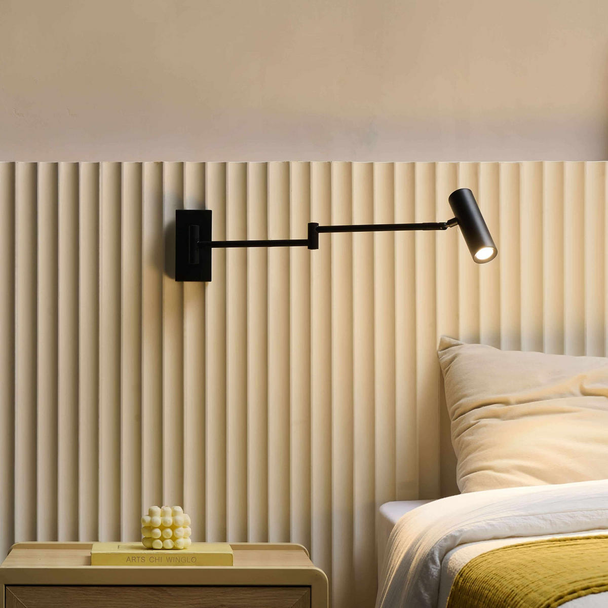 WANDLEUCHTE Rimio, Schwarz, 33cm - Schwarz, Metall (33/12/33cm) - KOSILUM