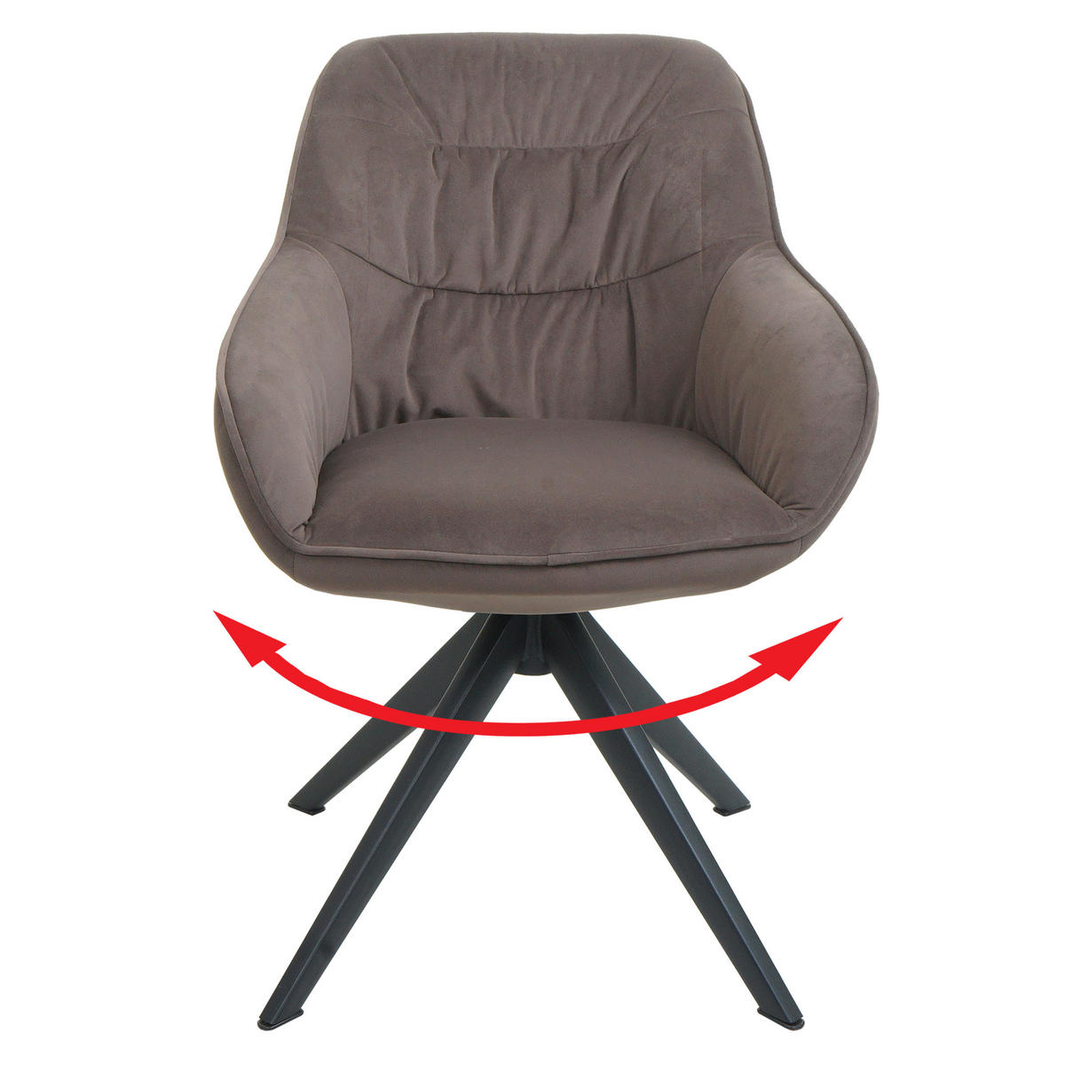 ESSZIMMERSTUHL Braun - Braun, Textil (59/84/52cm) - MCW