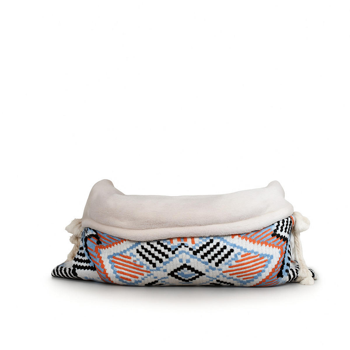 KUSCHELDECKE in Taschenform - Multicolor, Textil (80/130cm) - Vercart