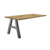 SCHREIBTISCH Edin 2 120 x 70 x 75 Computertisch graphit/asteiche - Naturfarben, Holz (120/70/75cm) - 58aufmkessel