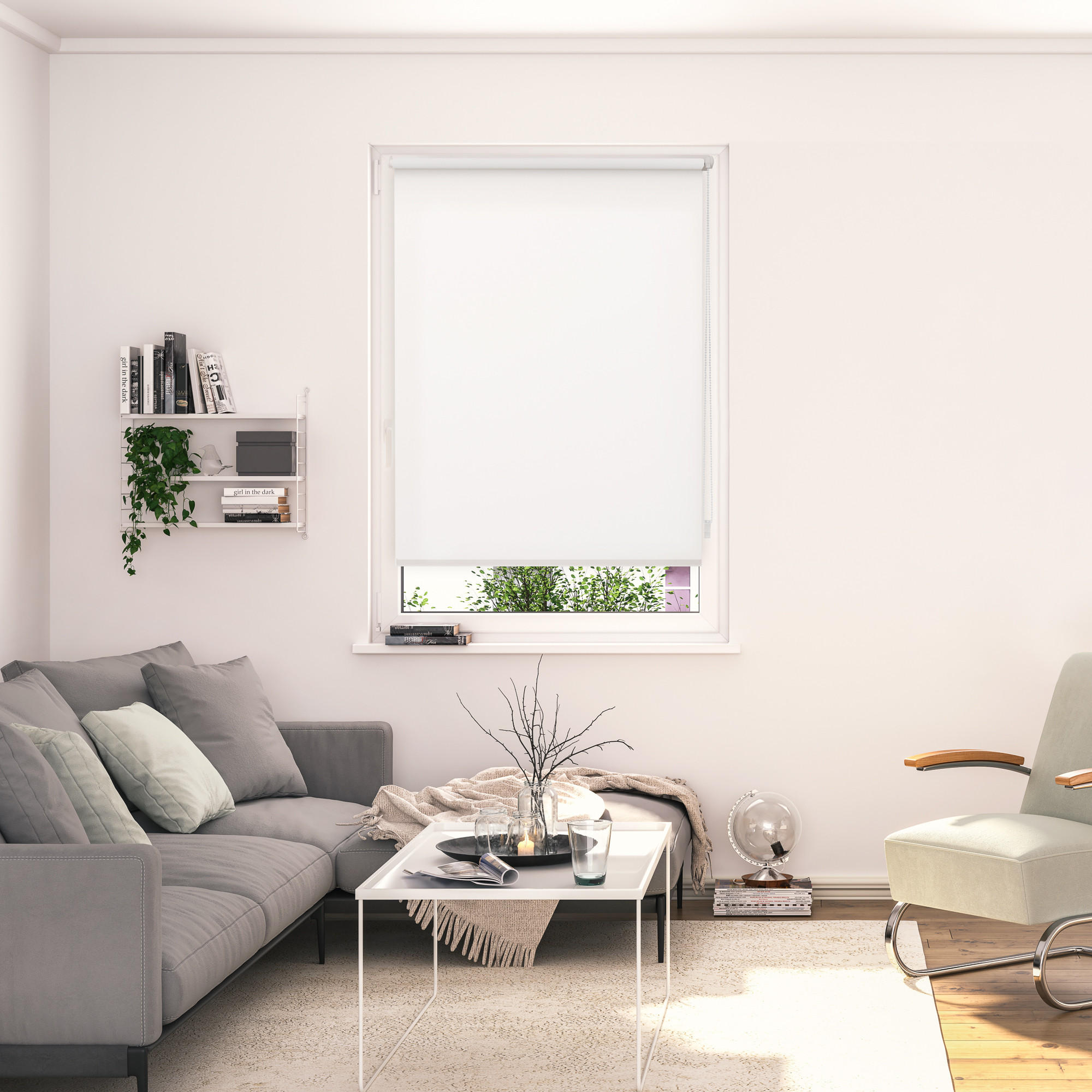 Thumbnail - Lichtblick Original Thermo-Rollo, Creme, Kunststoff, 100x190 cm, Wohntextilien, Rollos & Jalousien, Rollos