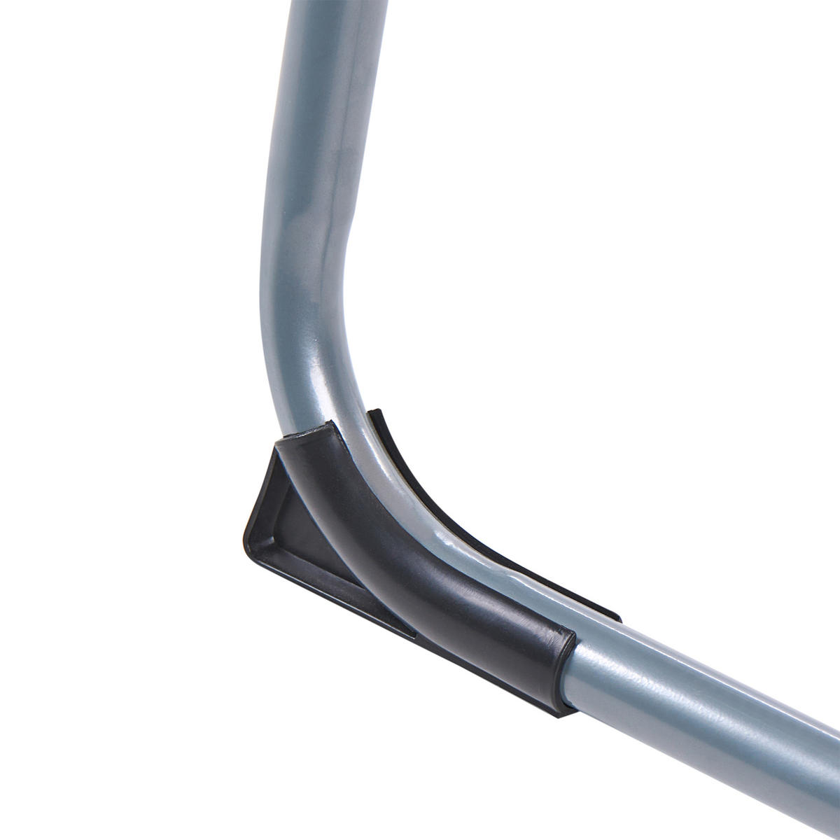 GARTENSTUHL 4er-Set klappbar Metall Grau Galatsi - Grau, Metall (52/88/55cm) - Beliani