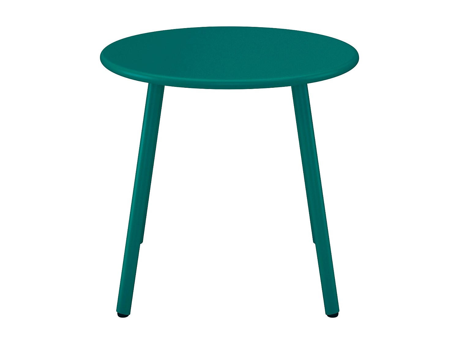 GARTENBEISTELLTISCH - 1 Person - Metall - Blaugrün - - Grün, Metall (50/50/44.5cm) - Vente-Unique