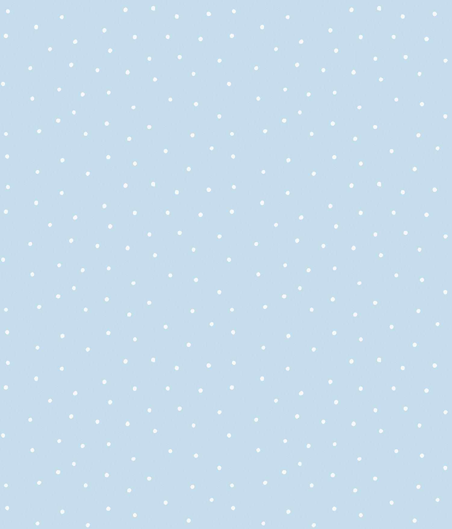 TAPETE Punkte 53 cm x 10 m - Blau, Papier (53/0.1cm) - Sanders & Sanders
