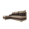 ECKSOFA HEWLET L Rainbow 05+41 Links mit Schlaffunktion - Braun, Textil (200/140cm) - Bedante