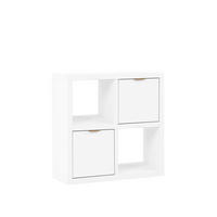 KOMMODE Aleni Weiß 70 cm x 70 cm - Weiß, Holzwerkstoff (70/70/32cm) - Klast Home