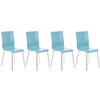 BESUCHERSTUHL Apeldoorn - 2er Set hellblau - Blau, Holz (43/87/47cm) - TPFLiving