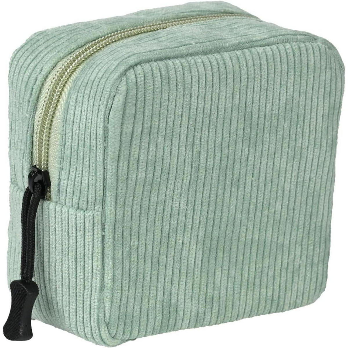 KULTURTASCHE Cord Set Grün 2-teilig - Grün, Textil (6/13/12cm)