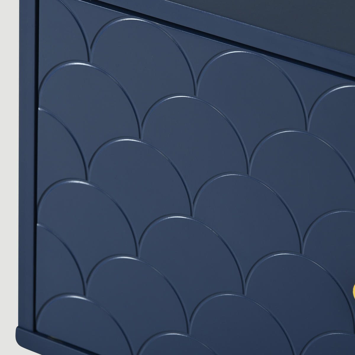 NACHTSCHRANK 2er Set H50/B35/T35 cm, Marineblau - Dunkelblau, Holz (35/50/35cm) - Kaket