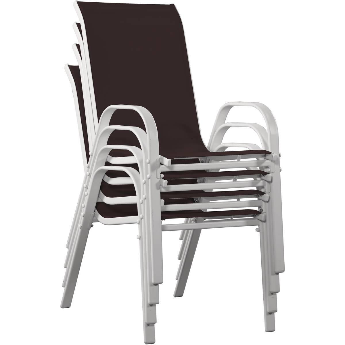 GARTEN-ESSMÖBELENSEMBLE - "Cordoba" - Phoenix - Taupe - Braun, Metall - Habitat Garten