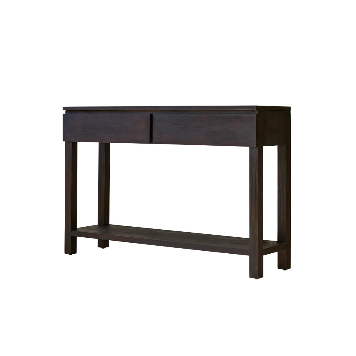 KONSOLENTISCH Eva Braun aus Mahagoni - Braun, Holz (35/120/80cm) - Tikamoon