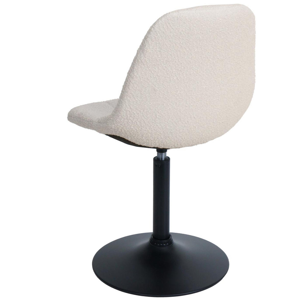 ESSZIMMERSTUHL 6er-Set 83x47x43cm Sitzhöhe 47cm Stahl Stoff/Textil Bouclé Beige - Beige, Textil (47/83/43cm) - CHEFGASTRO