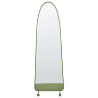 WANDSPIEGEL Metall grün 45/146 cm Parnay - Grün, Metall (45/146/3cm) - Beliani