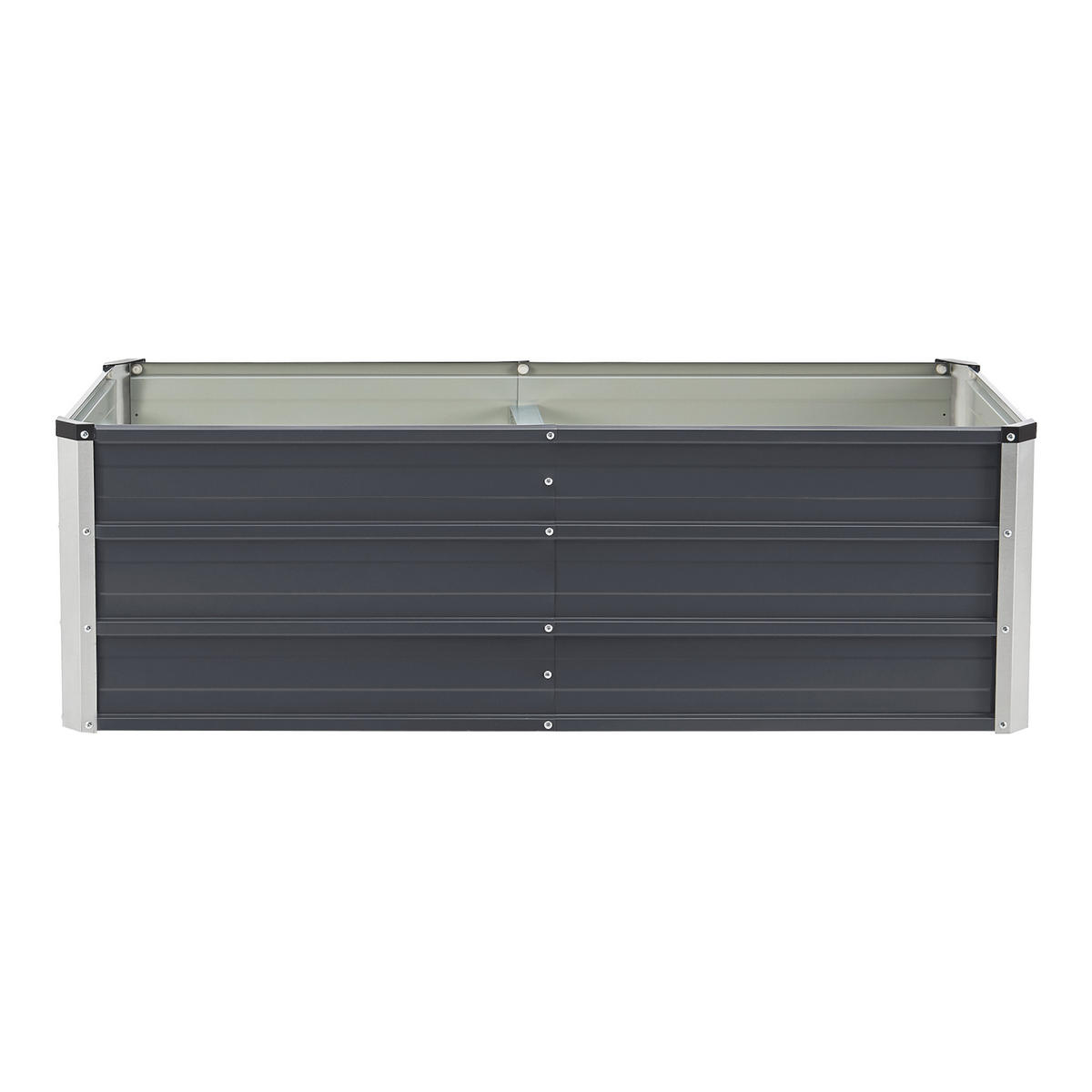 PFLANZBEET Nijmegen - Anthrazit, Metall (125/40/47cm) - [en.casa]