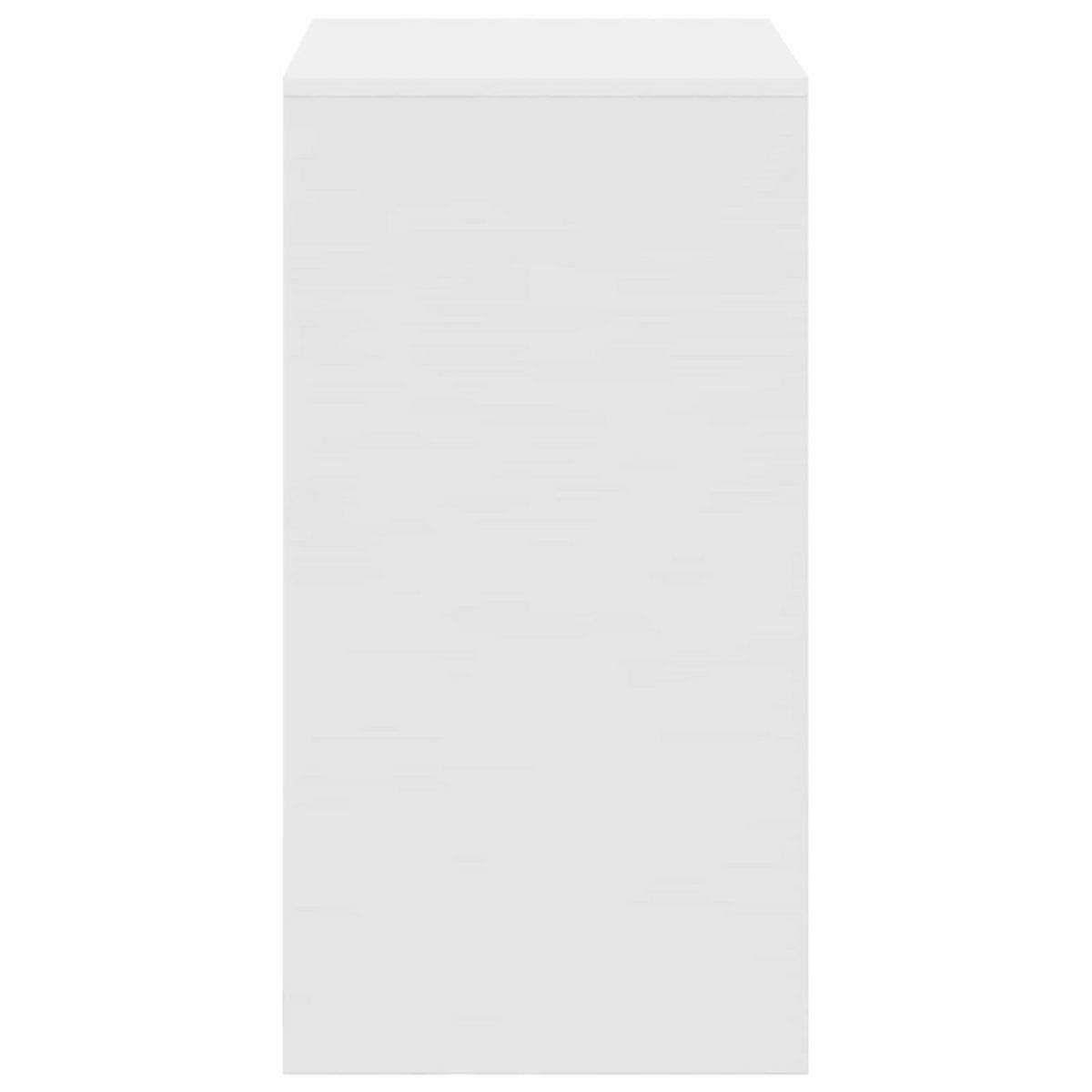 SCHREIBTISCH Weiss 60/40/76 Cm - Weiß, Holzwerkstoff (60/40/76cm) - vidaXL
