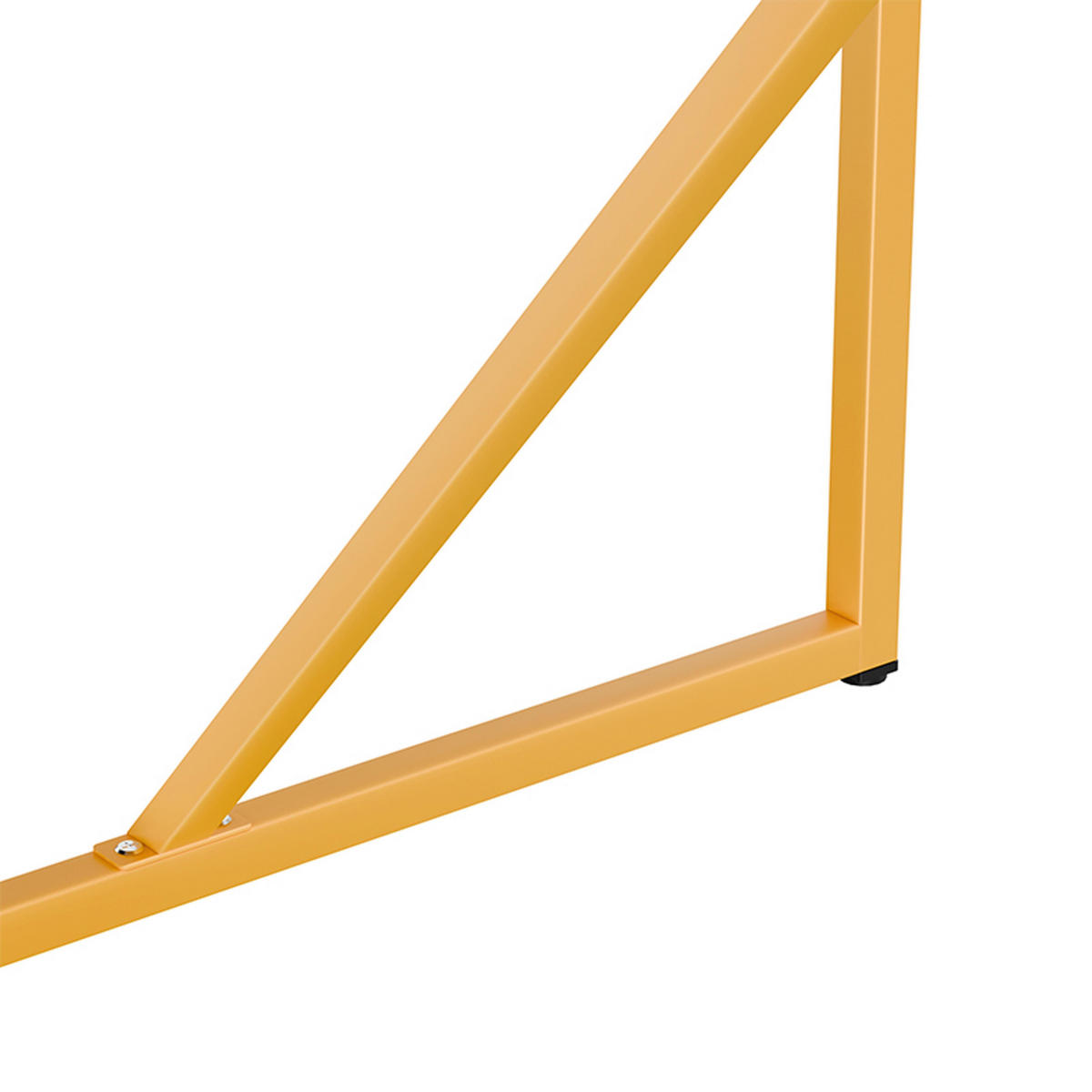 ESSTISCH, Gelb - Gelb, Metall (120/80/78cm) - Oviala