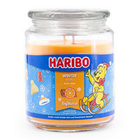 DUFTKERZE Haribo - Orange, Naturmaterialien/Glas (13cm)