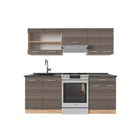 Honigeiche/Grau, Holzwerkstoff (200/81.6/60cm) - Vicco