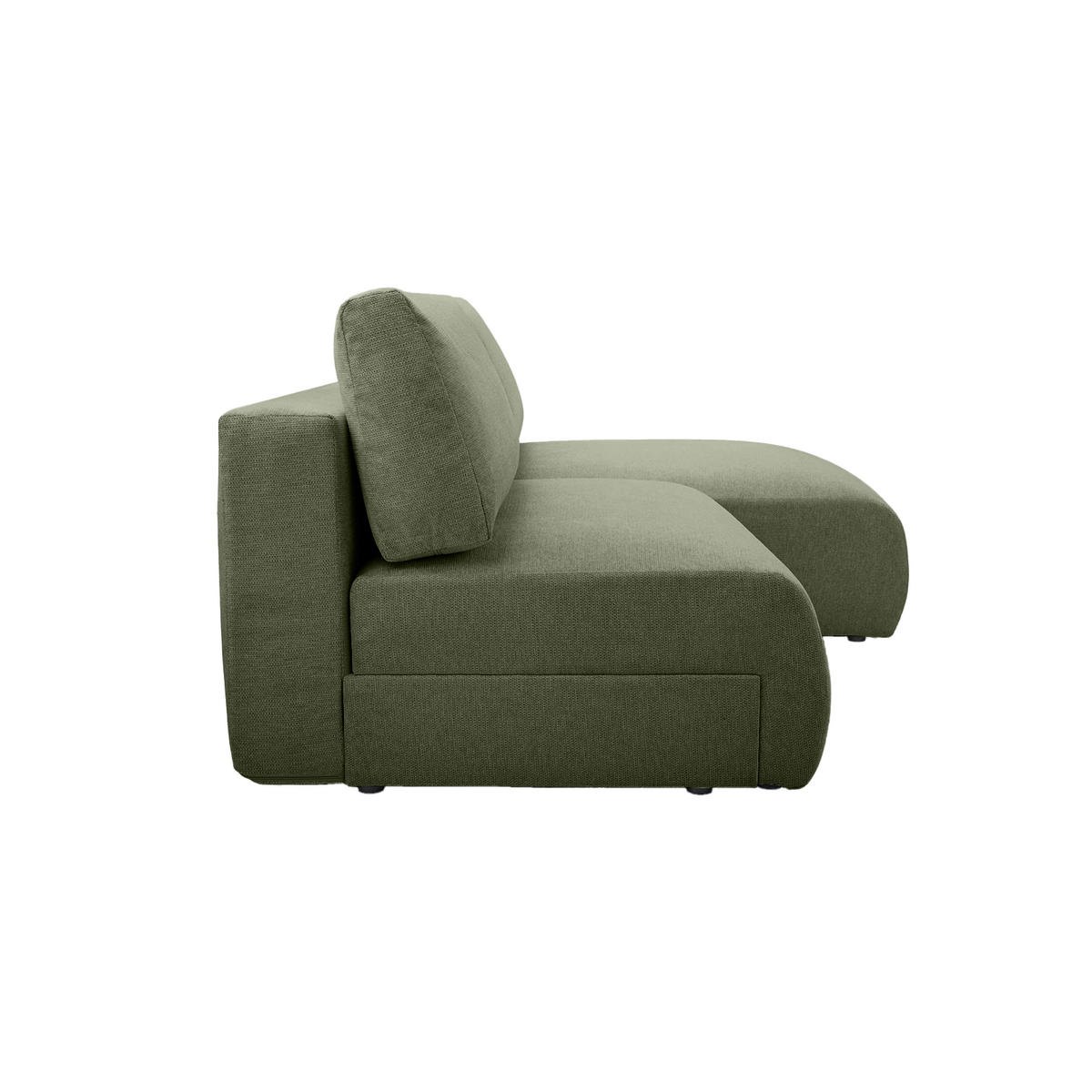 ECKSOFA Ripley mit Schlaffunktion, Olive - Olivgrün, Textil (223/150cm) - Fedve