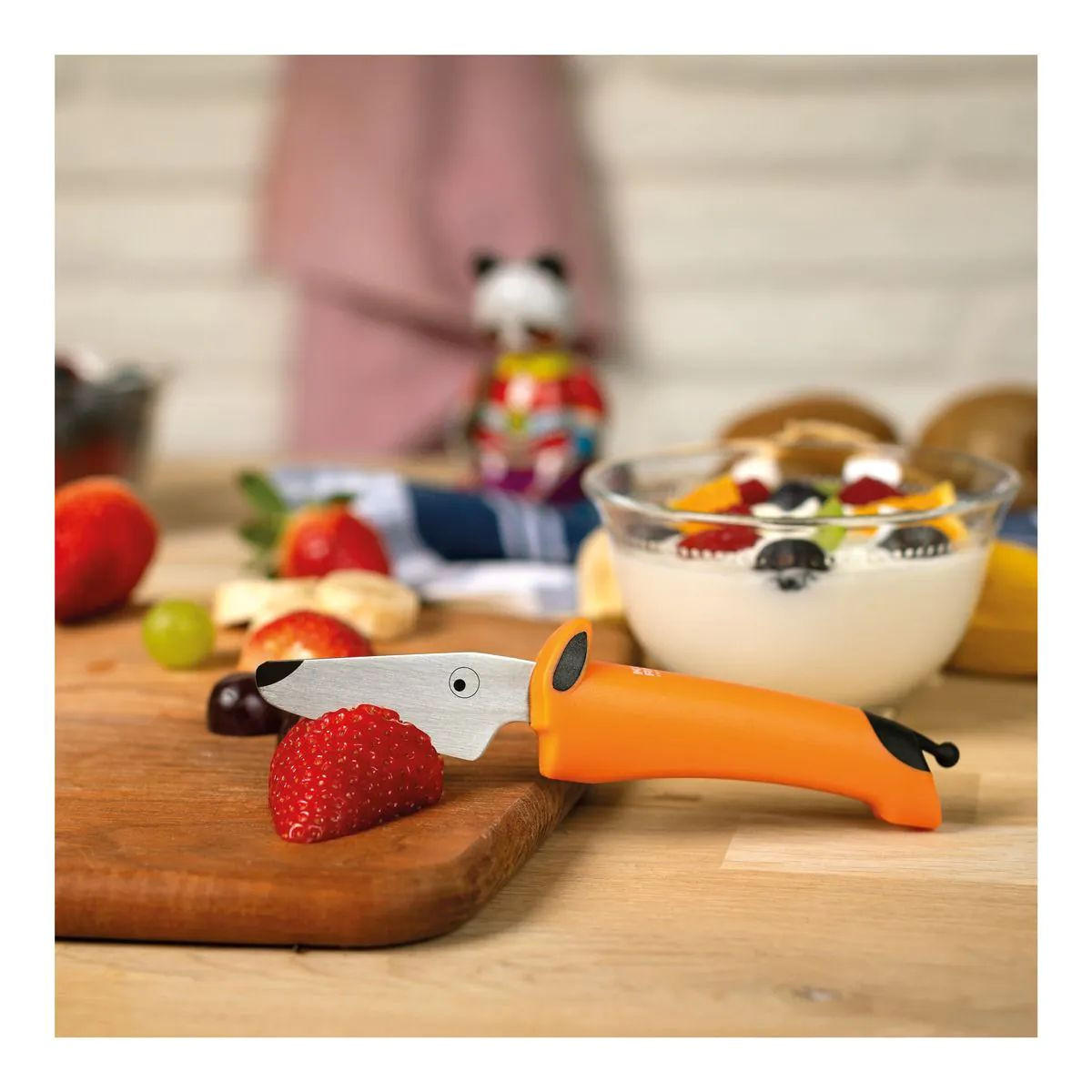 KINDERKITCHEN Messerfür Kinder/ Kindermesser Hund - Multicolor, Metall (3.7/1.6/16cm) - Kuhn Rikon