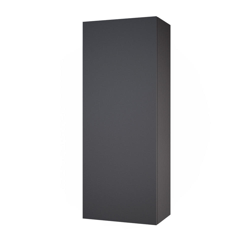 BADSCHRANK Gloria Anthrazit 33 x 84 cm mit 2 Regalböden - Anthrazit, Holzwerkstoff (33/84/21.6cm) - Vicco