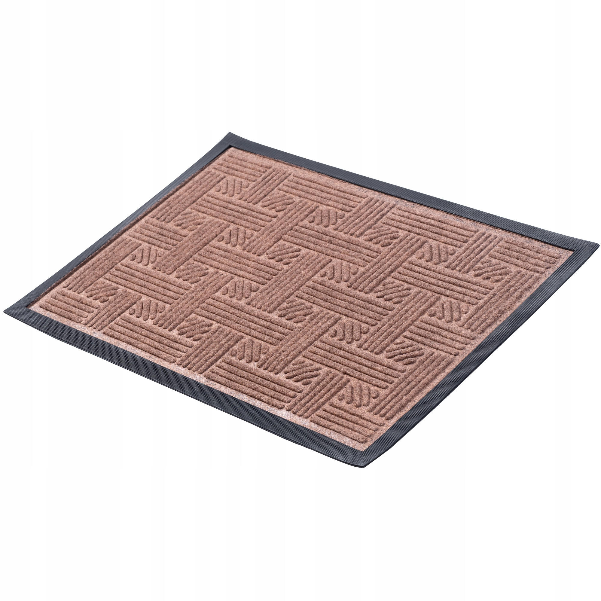 FUSSMATTE 60 x 40 cm, braun - Braun, Kunststoff (60/40cm) - KADAX