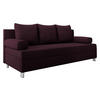 SCHLAFSOFA Dover - Chromfarben/Violett, Holz/Kunststoff (192/86/80cm) - MIRJAN24