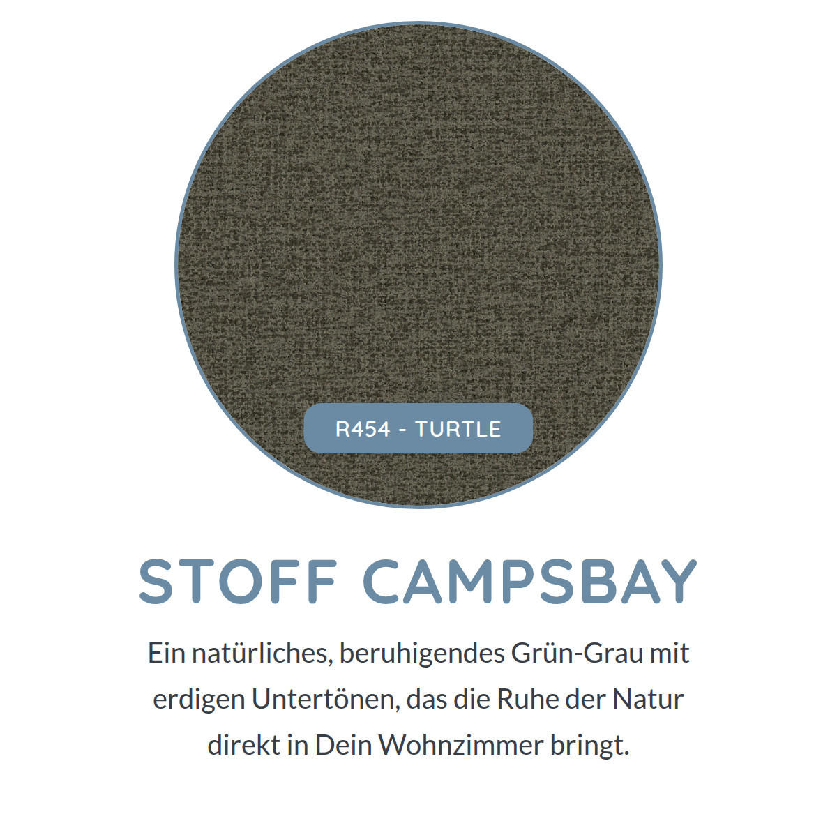 2-SITZER Carlisle Flachgewebe Grün 183/97/93 cm - Graubraun, Kunststoff/Textil (183/93/97cm) - foamnova