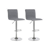 ESSZIMMERSTUHL 2ER-SET - Grau, Holzwerkstoff (40/114/42cm) - Hansiro