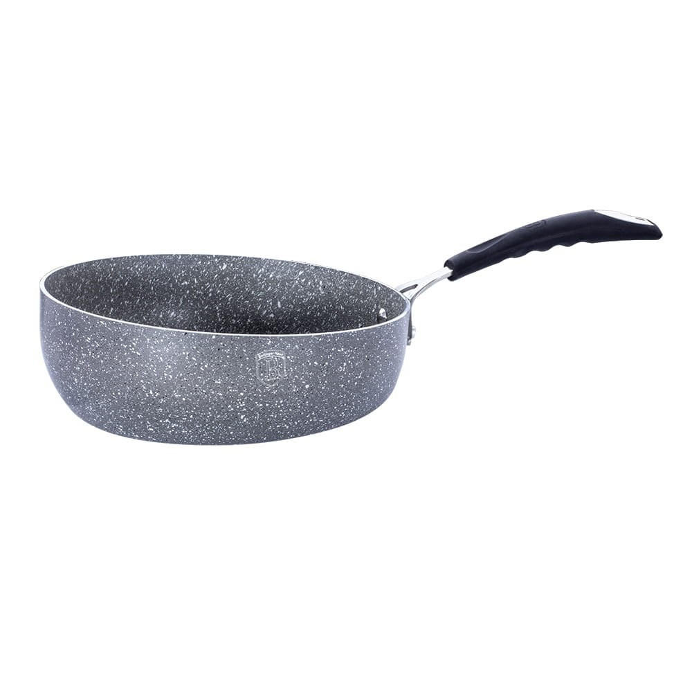PFANNE Grau 26/26/9.5 cm BH1401N - Grau, Metall (26cm) - Berlinger Haus