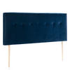 KOPFTEIL 160x100 cm Napoles Blau - Blau, Textil (8/100/160cm) - VS Venta-stock