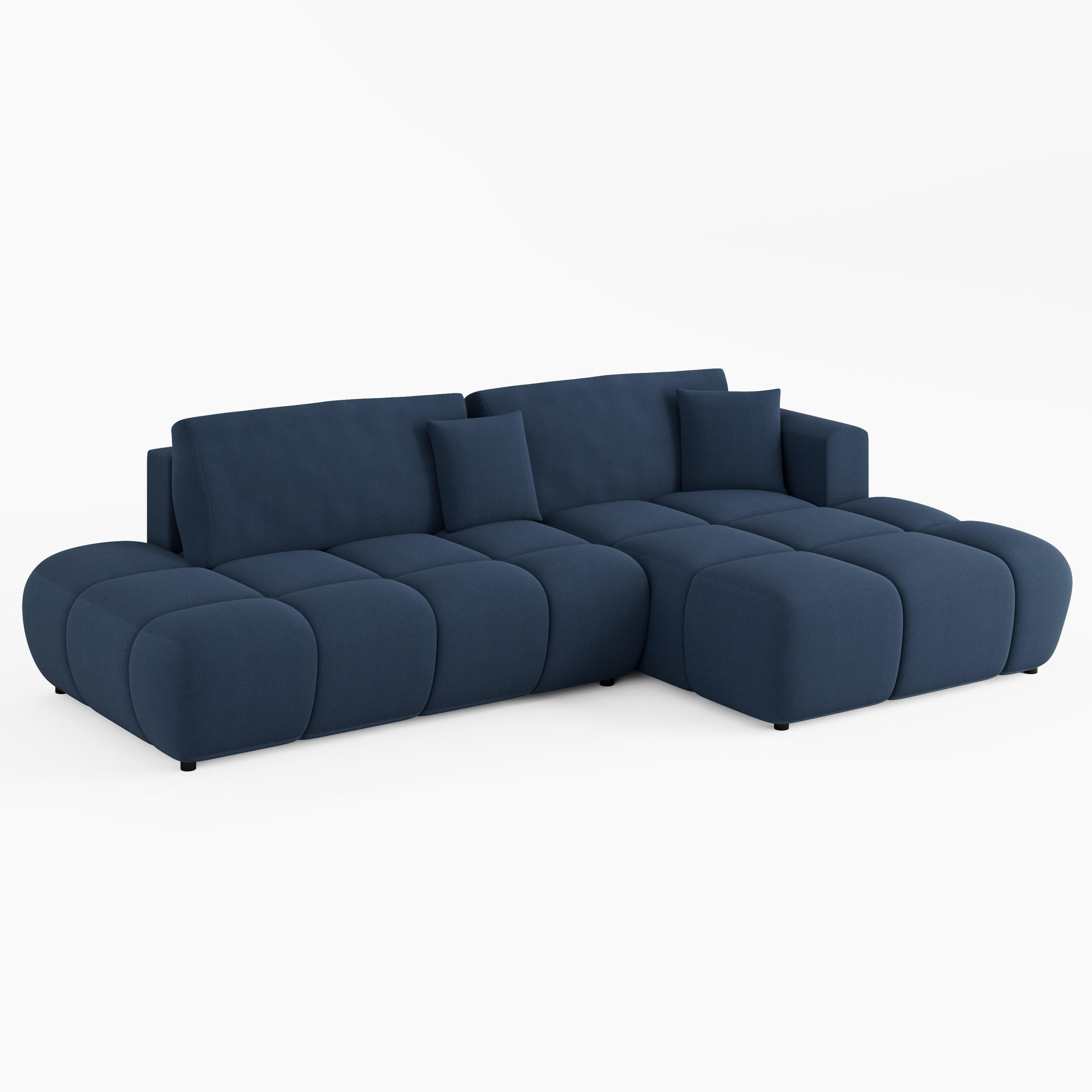 Barchello Ecksofa Dunkelblau 280x170 cm
