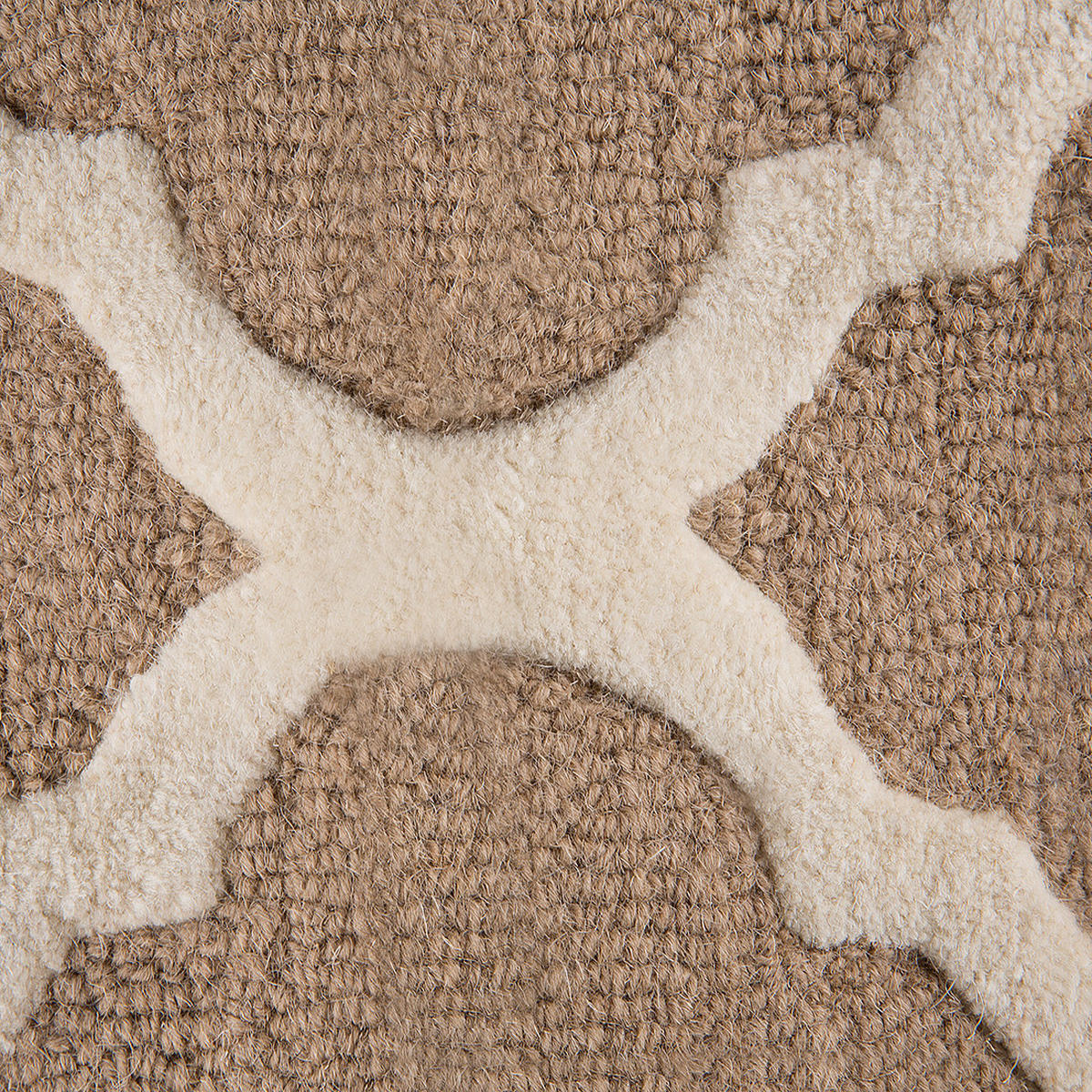 KURZFLOR-TEPPICH Erbaa 150/80 cm - Beige, Textil (80/150cm) - Beliani
