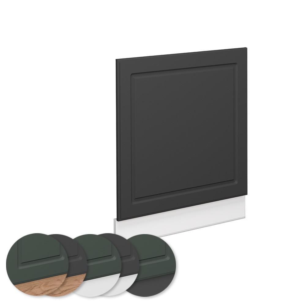 FRONTBLENDE Fame-Line Anthrazit-Gold 60 cm ohne AP - Anthrazit/Weiß, Holzwerkstoff (60/67.4/1.6cm) - Vicco